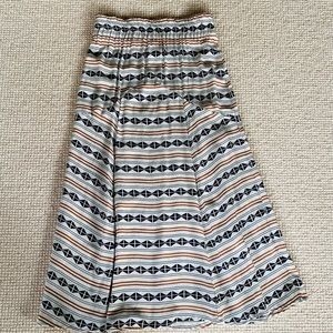 NWOT Acacia silk maxi tapa skirt XS / P